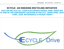 Tablet Screenshot of ecycledrive.com
